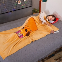 萌宠便携手提二合一空调毯抱枕 车载午睡毯抱枕靠垫被 工会活动奖品