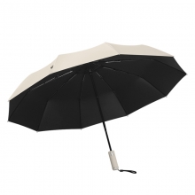 高端黑胶全自动雨伞 折叠遮阳防晒晴雨伞 时尚小礼品