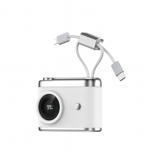 Recci自带线迷你相机移动电源 快充便携式10000毫安 数码礼品