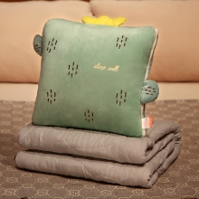 两用抱枕被 午睡空调被抱枕毯 便宜实用的小礼品