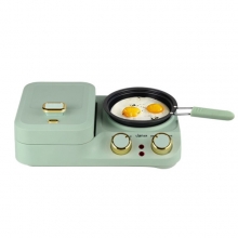 联创（Lian） 多功能三合一烤面包机家用煮蛋器煎蛋早餐机 企业员工生日礼物