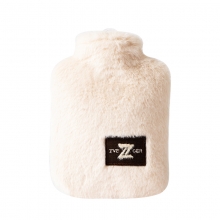 毛绒暖水袋 PVC充水热水袋500ml 可拆洗注水热水袋 冬季防爆暖手袋