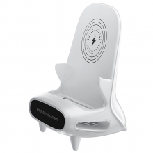 创意沙发座椅多功能无线充 15W桌面立式无线快充+手机支架 展会礼品定制