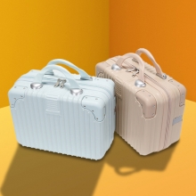 创意复古色手提行李箱 14寸/16寸迷你旅行行李箱化妆箱 公司活动礼品