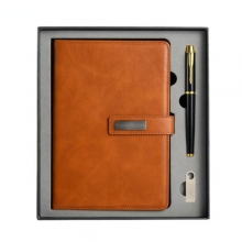 【三件套】商务办公礼盒 磁扣商务笔记本+钢笔+16gU盘套装 办公礼盒