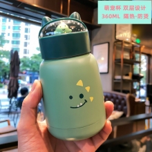 萌宠卡通水杯360ML 便携随手玻璃杯 创意活动伴手礼