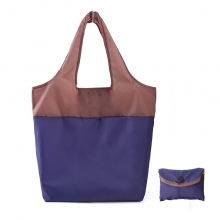 可再生涤纶折叠环保购物袋 便携大容量手提袋 促销活动礼品