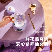 【生活元素】迷你办公室玻璃养生壶 创意复古电炖杯煮茶器 三八女神节礼品