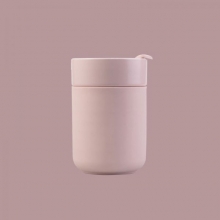 创意陶瓷咖啡杯 280/360ml带杯盖随手水杯 办公室礼品 员工福利