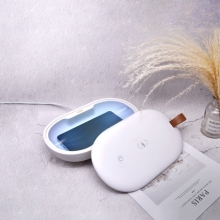 无线充消毒子盒 进口UVC灯珠99%多功能杀菌消毒器 企业定制礼品