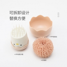 创意蛋壳鸡刷 厨房可替换清洁球多用去污清洁刷 实用小礼品