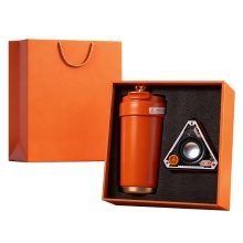 高档商务礼盒 机甲V2蓝牙音箱+磨砂咖啡杯 活动奖品