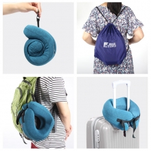 呵护颈椎造型记忆棉旅行枕 便携收纳飞机汽车脖枕颈枕 创意时尚礼品