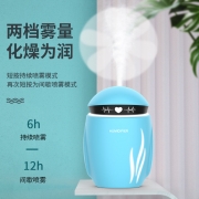 创意机器人加湿器 三合一七彩氛围灯 做活动送什么小礼品