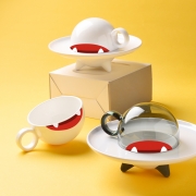 【UFO飞碟杯 】创意茶杯碟礼盒套装 办公咖啡杯 纪念礼品定做