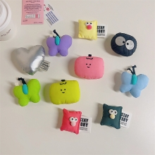 迷你手工玩偶手机支架 创意可爱毛绒公仔桌面可伸缩手机支架 小礼品促销礼品展会礼品定制