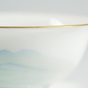 【故宫博物院】千里江山陶瓷茶杯 手绘创意 高端商务礼品