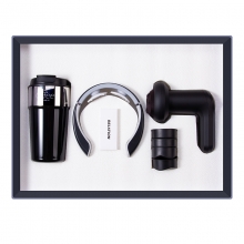 简约高级实用三件套 316摩卡咖啡杯+P3颈椎仪+美体按摩仪 答谢礼品