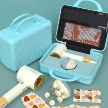 和正全家福礼盒五 电动吹风机筋膜枪按摩器暖颈贴暖膝贴腰腹贴 实用健康礼品