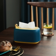 北欧创意纸巾盒 家用客厅弹簧抽纸盒轻奢厨房壁挂式收纳盒 活动奖品买什么好