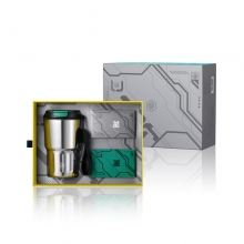 博堡潮流咖啡杯掼蛋套装 保温杯*1、扑克牌*2随行掼蛋套装 员工福利礼品