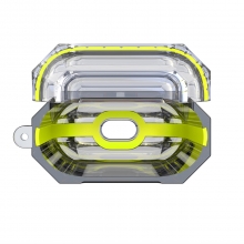 适用苹果蓝牙耳机套 airPods保护套一代二代透明TPU双色保护壳 小礼品送什么