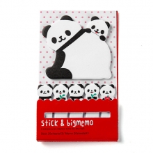 可爱熊猫便签本 便利贴+便签 活动宣传礼品