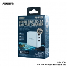 东风65W 2C+1A氮化镓旅行适配器 银行送客户礼品