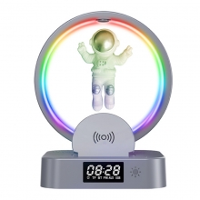 磁悬浮蓝牙音箱 宇航员蓝牙小音箱+RGB灯光 送给客户的礼品