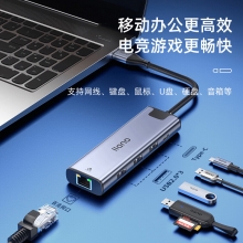 多功能拓展坞双接口Type-C+USB2.0 展会送什么小礼品好