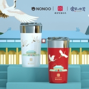 NONOO原创设计国风系列鹤上青云咖啡杯 精致创意小礼品