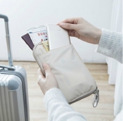 多功能尼龙收纳包 韩式简约旅行护照包 手拿护照包定制