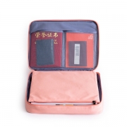 家用大容量多功能文件收纳包 护照票据文件户口本整理袋 实用家用礼品