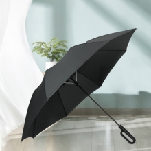 创意莫兰迪色环扣二折半自动伞 可挂背包便携出门遮阳伞雨伞 公司活动礼品